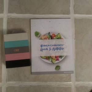 Beachbody book and Barre blend cards